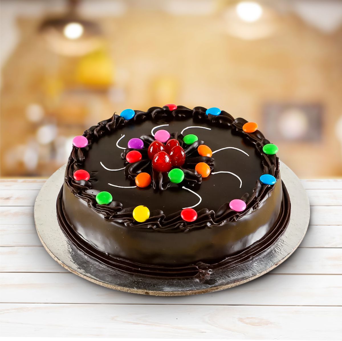 Swirl Of Gems Truffle Cake Half Kg - 1/2 KG