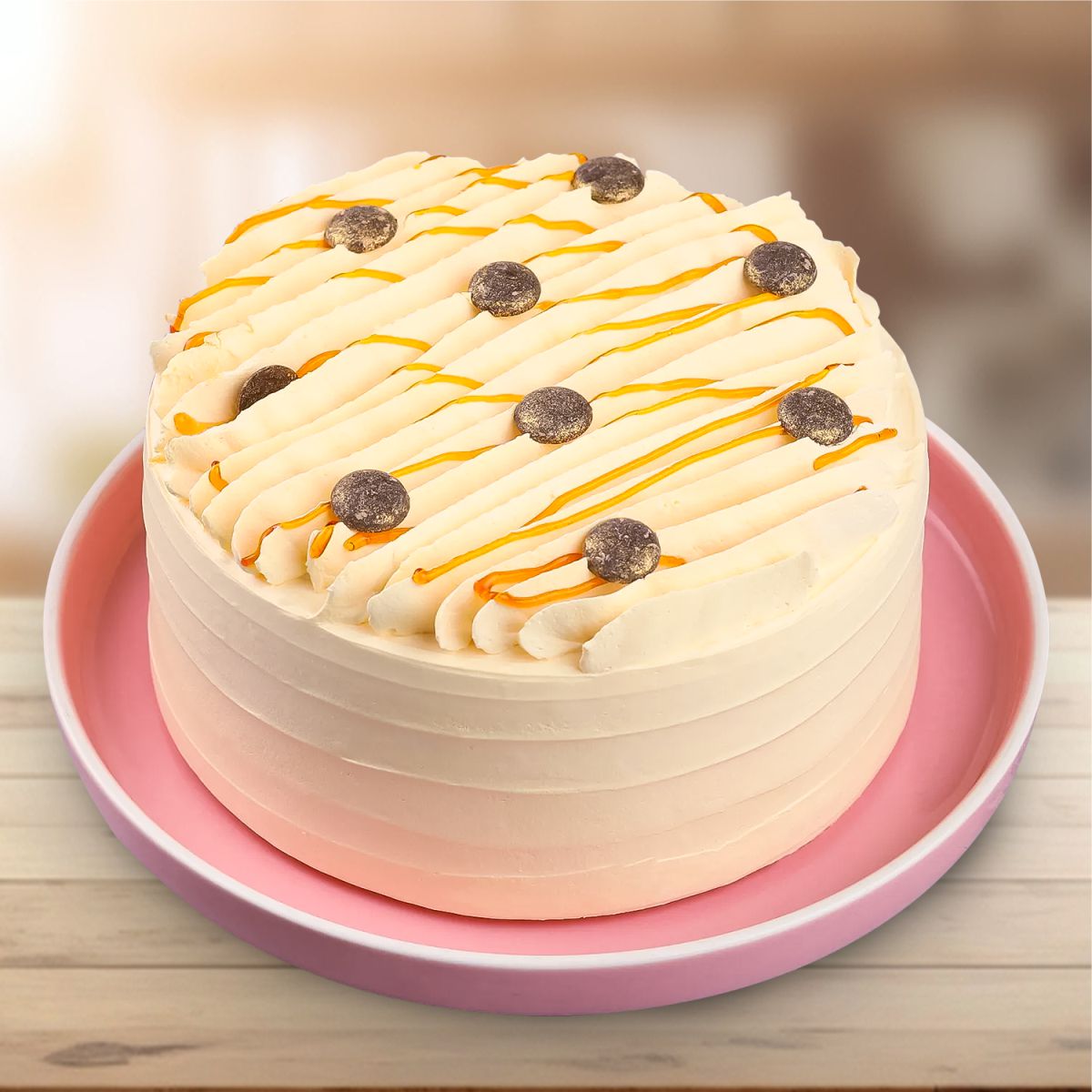 Butterscotch Symphony Cream Cake - 1/2 KG