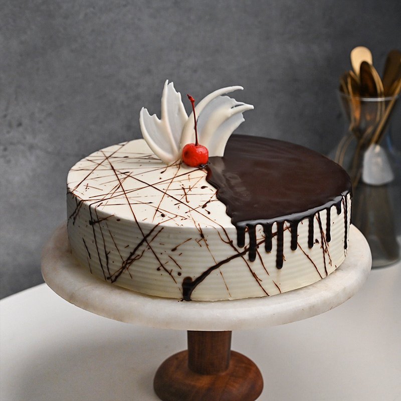 Creamy Drip Black Forest Cake